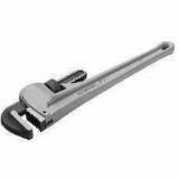 Tolsen 18 Aluminum Pipe Wrench Jaw Drop-Forged with High Quality CrMo Steel, Aluminum Alloy Body 10224